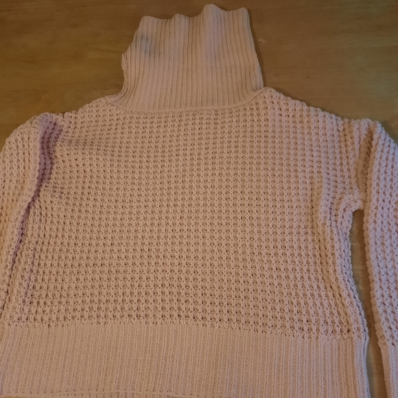 Fashion Nova Soft Pink Turtleneck Sweater - Picture 6 of 10